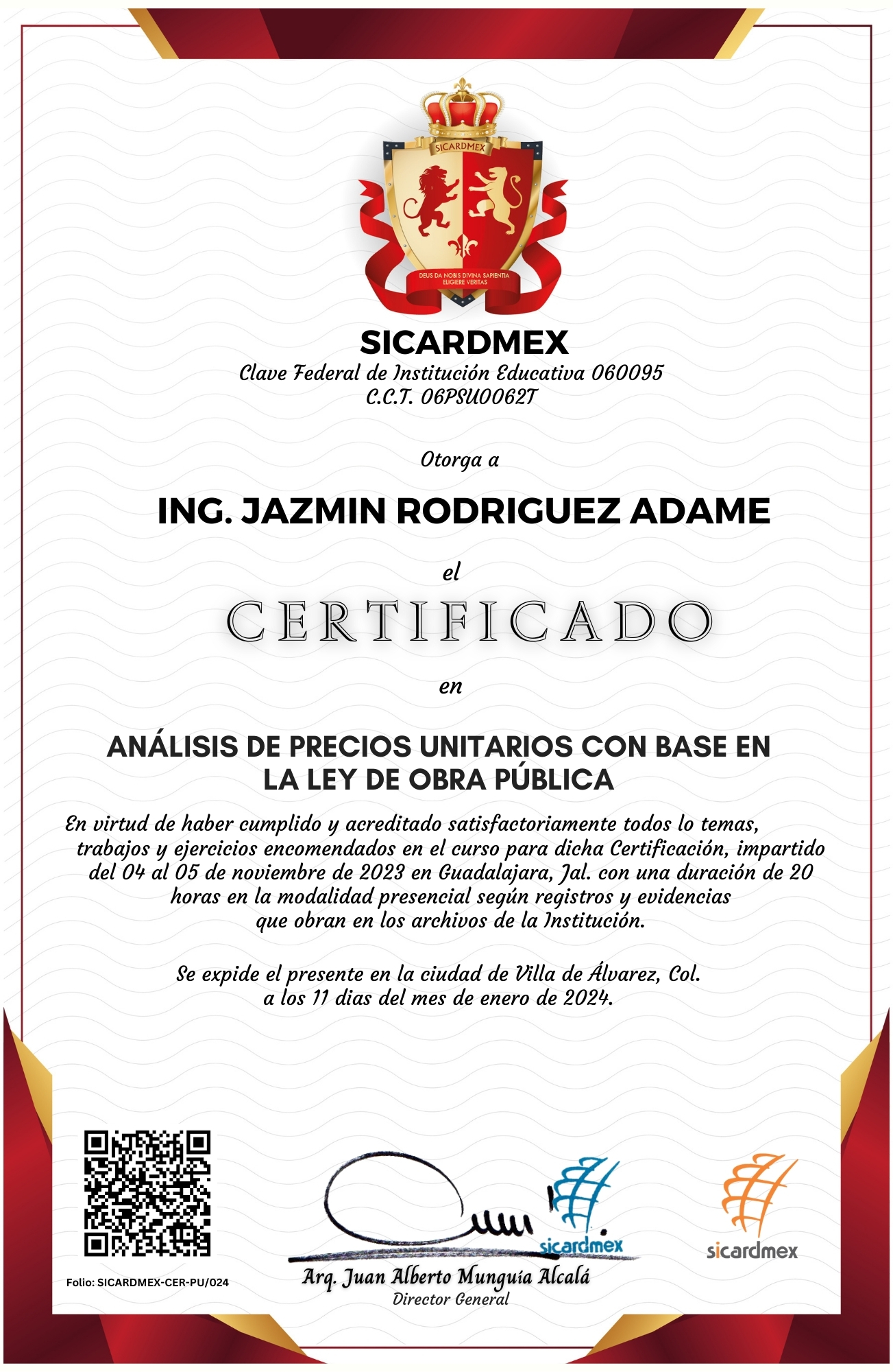 CERTIFICADO PRECIOS UNITARIOS (2)